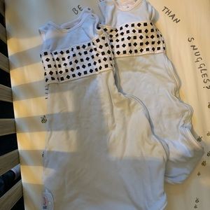 Nanit sleep sacks.